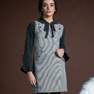 Vestido cocó gris de Akinolaude