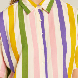 Camisa rayas multicolor de Compañía Fantástica