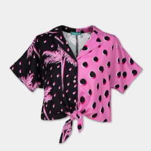 Camisa Crop Pink Paradise de Lolina