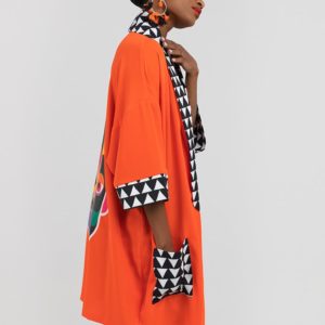 Kimono largo Africana de Lolina