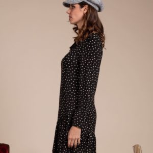 Vestido corto Halifax negro de Akinolaude