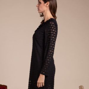 Vestido corto Diana negro de Akinolaude