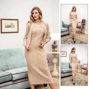 Conjunto de punto Maria en beige de Encandilata